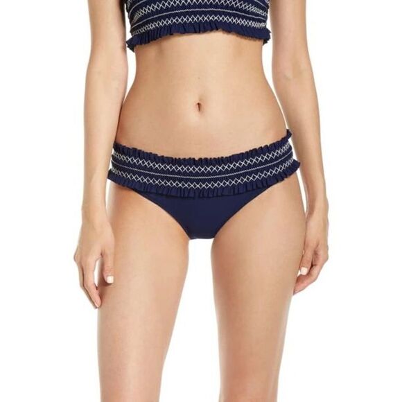 New. Tory Burch black smocked bikini set. Normally $236  XS - Picture 7 of 12